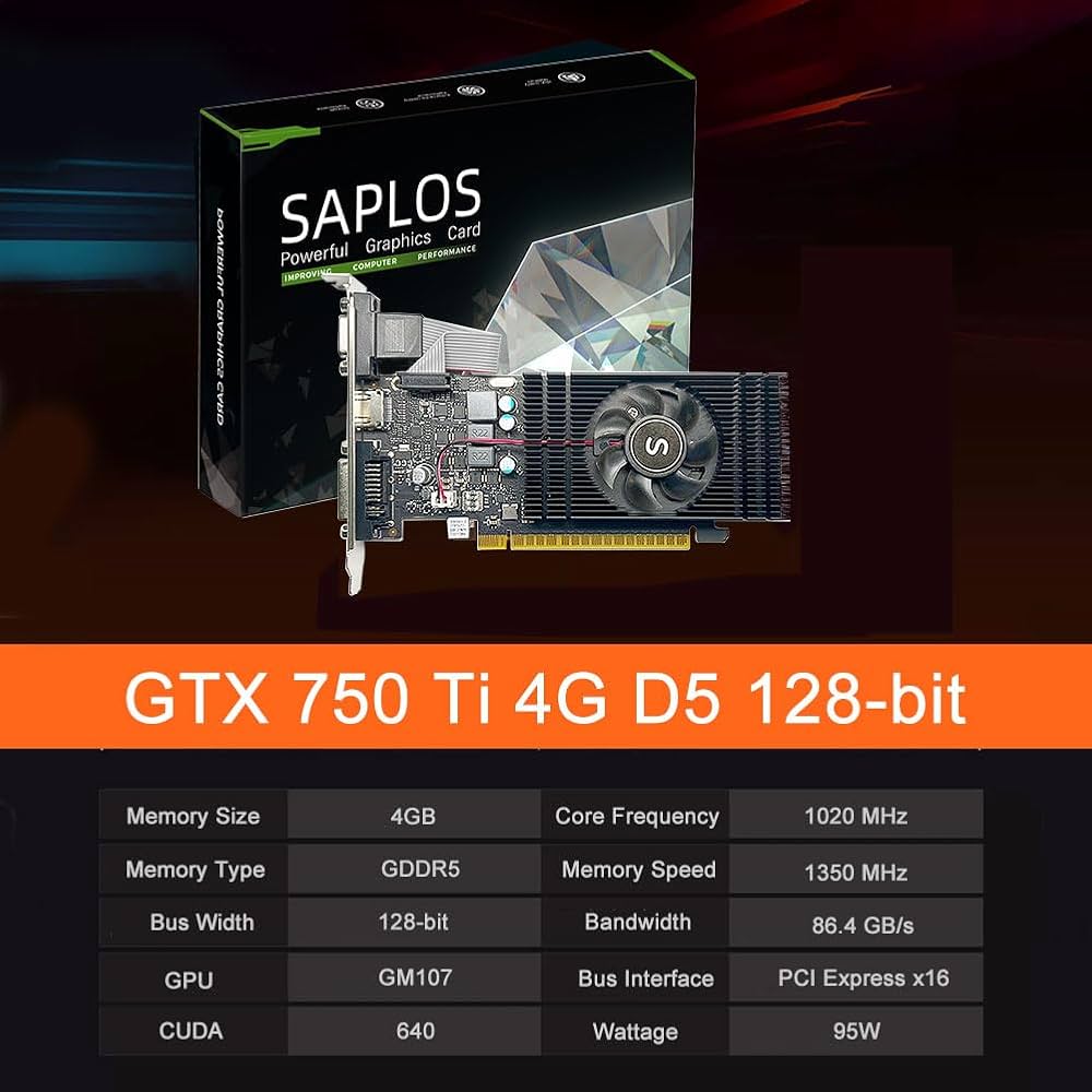 Amazon | SAPLOS Geforce GTX 750 Ti 4GB グラフィックスカード